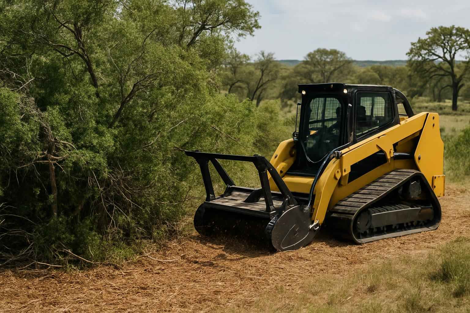 Thick Vegetation Clearing in Harper Texas