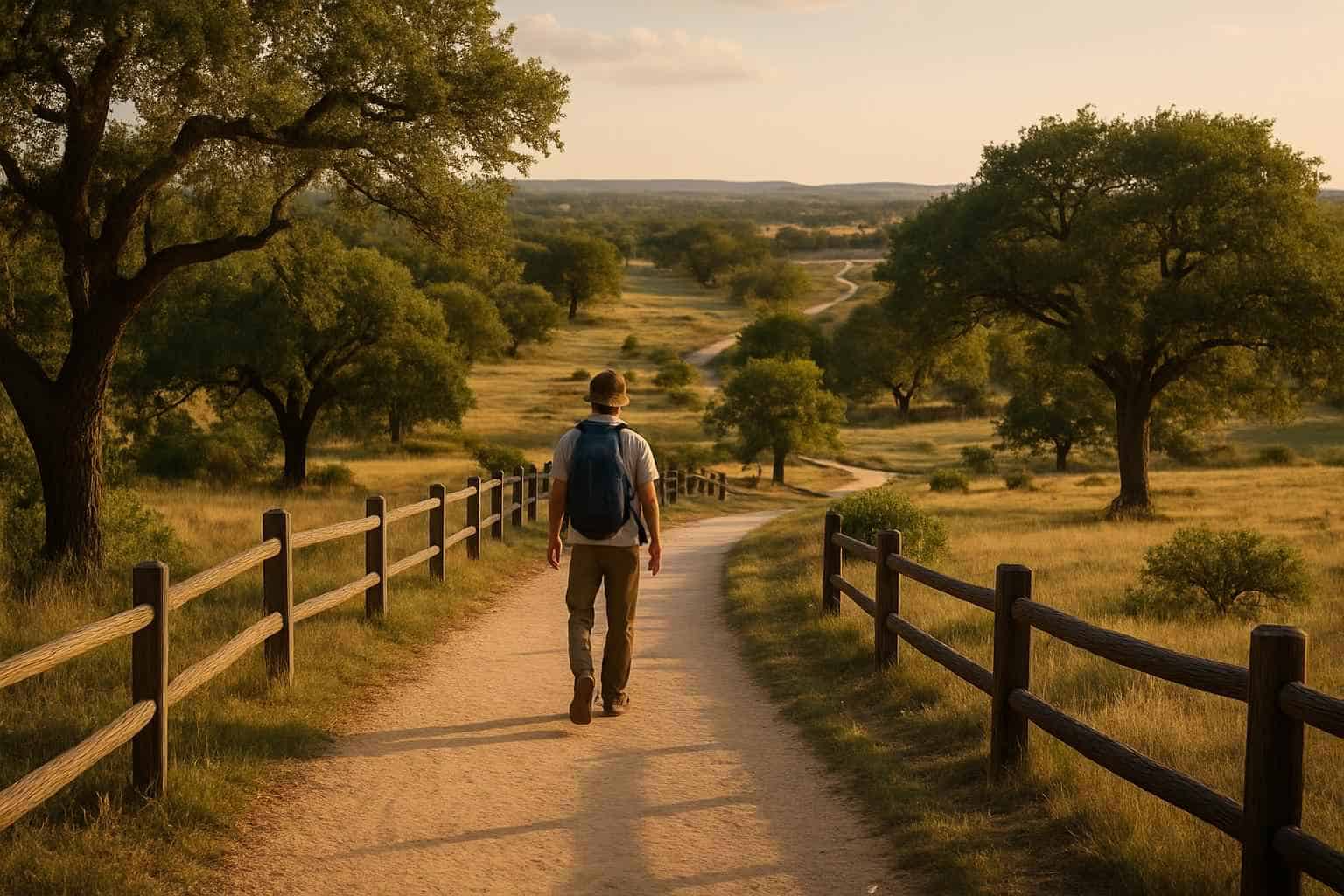 Trails and Access Paths in Doss Texas