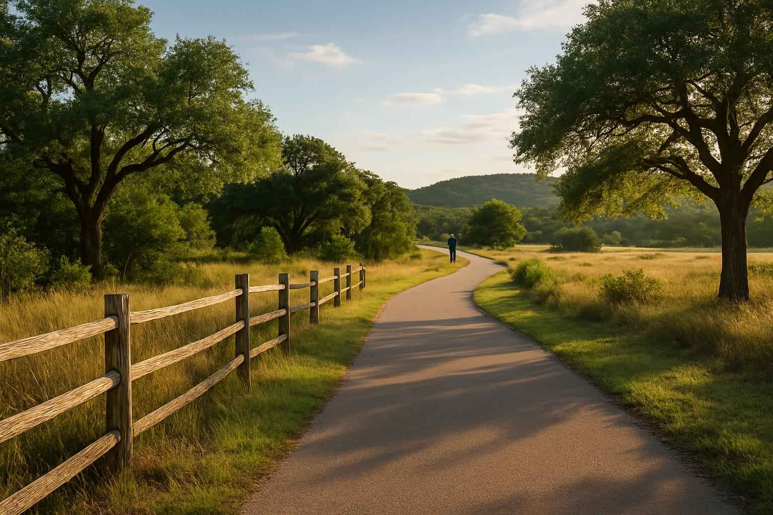 Trails and Access Paths in Kerrville Texas