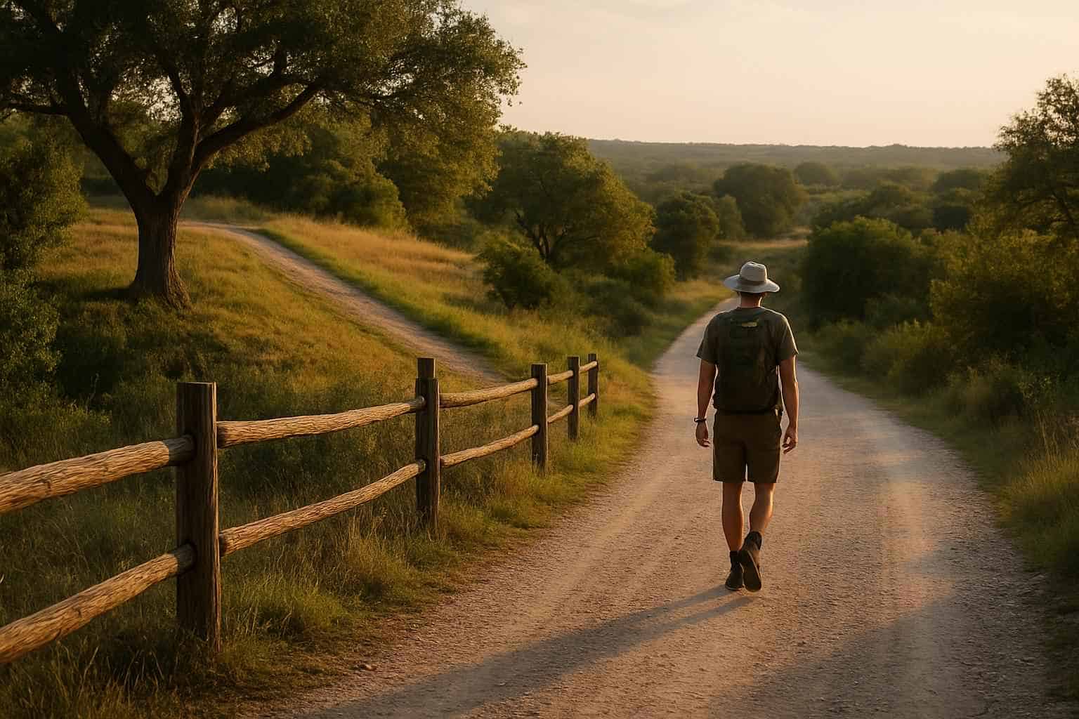 Trails and Access Paths in Waring Texas