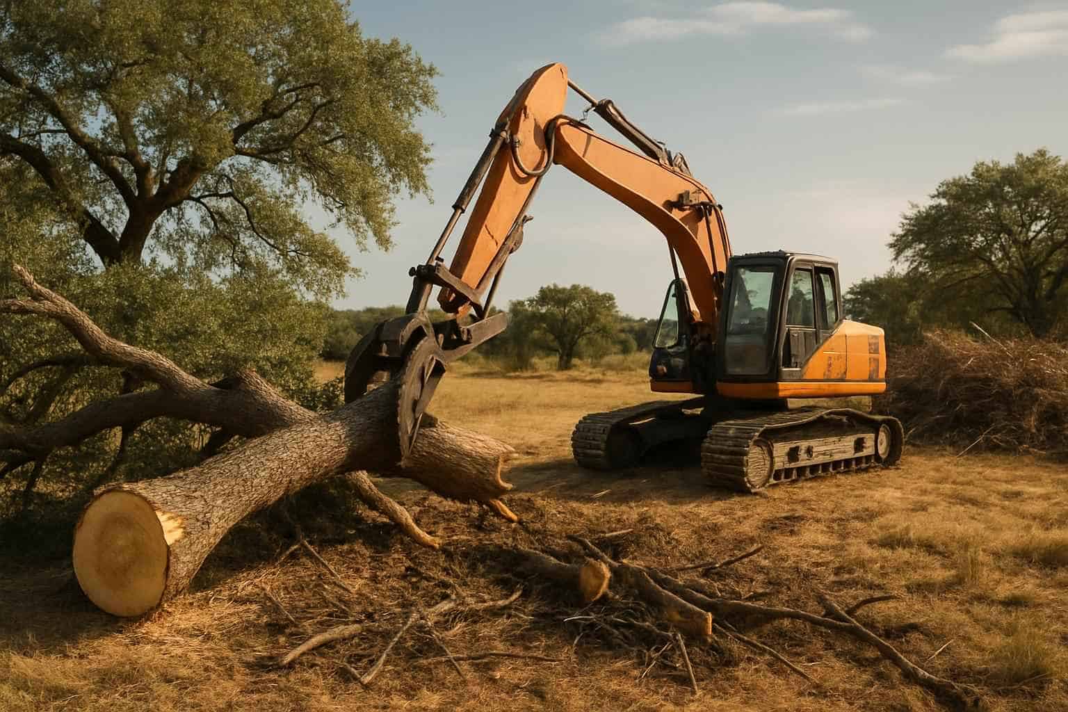 Tree Clearing in Comfort Texas