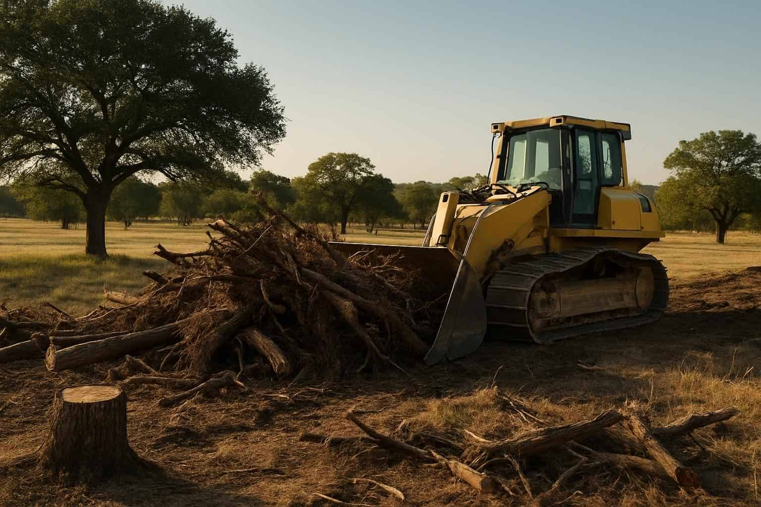 Tree Clearing in Harper Texas
