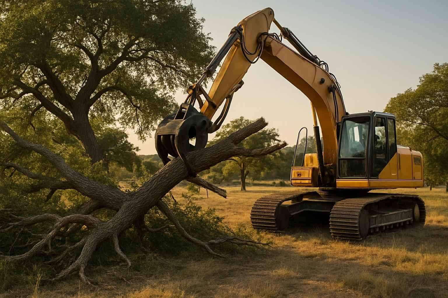 Tree Clearing in Waring Texas