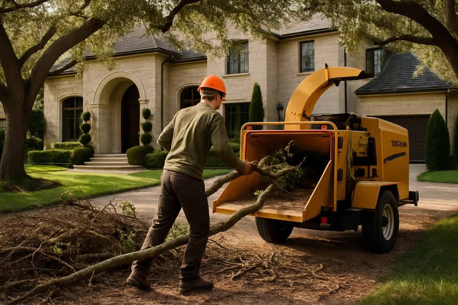 Tree Debris Removal in Comfort Texas