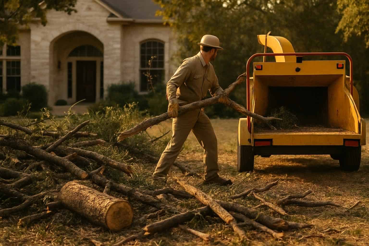 Tree Debris Removal in Kerrville Texas