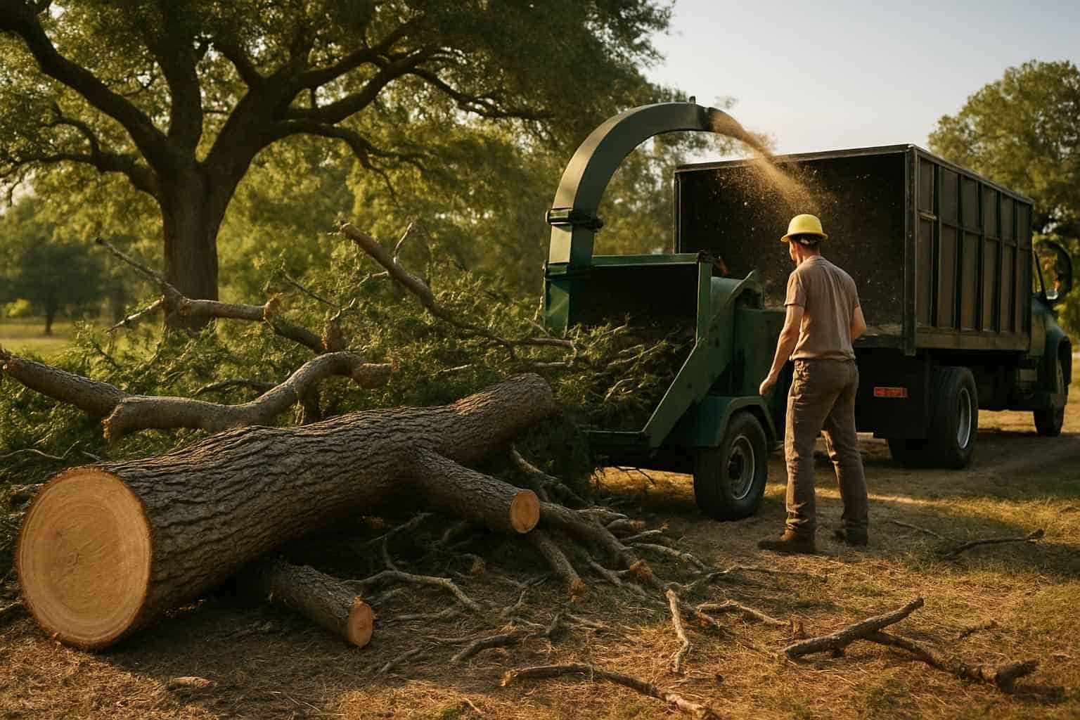 Tree Debris Removal in Waring Texas