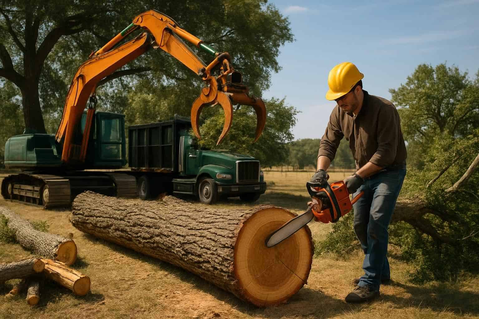 Tree Felling and Hauling in Center Point Texas