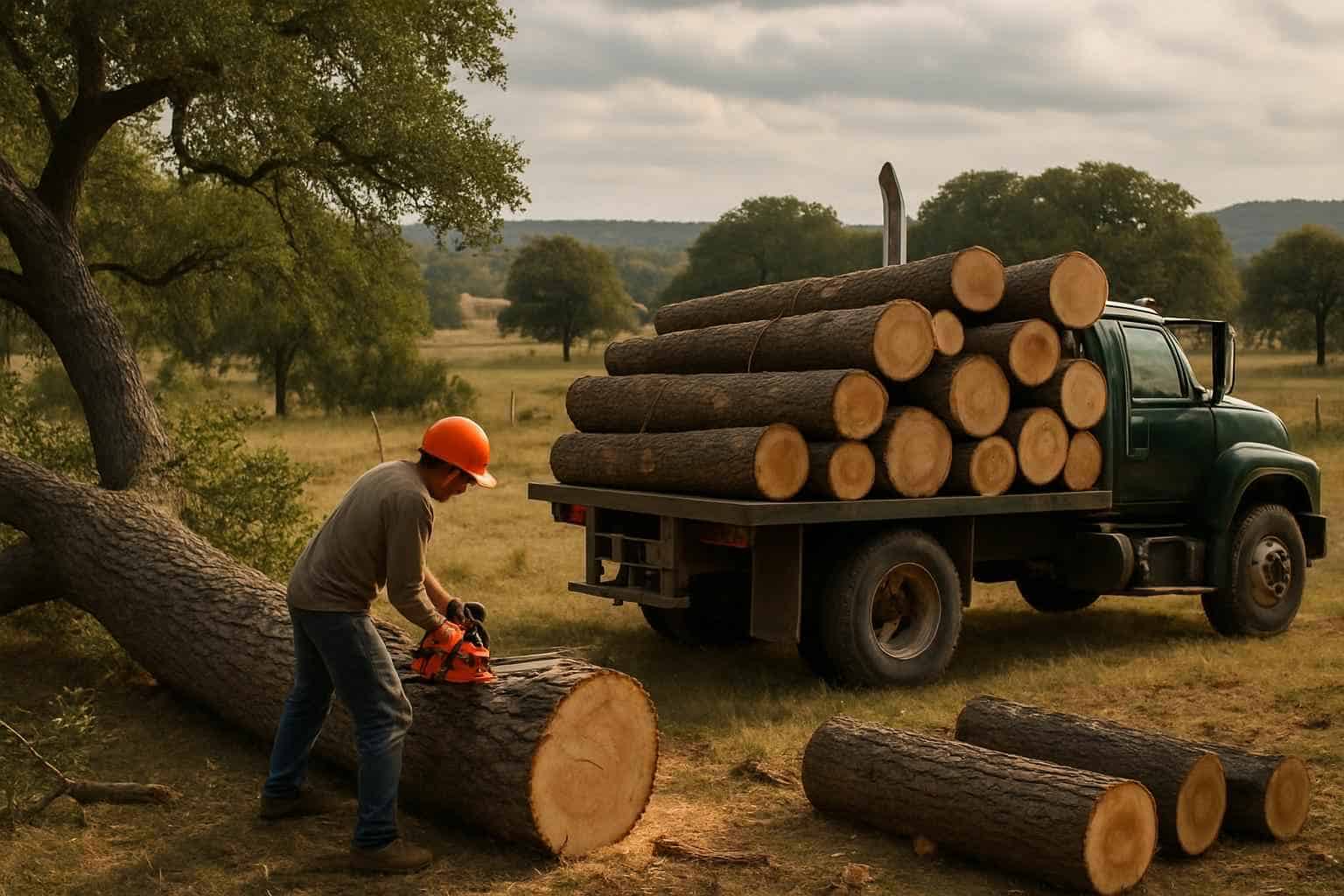 Tree Felling and Hauling in Doss Texas