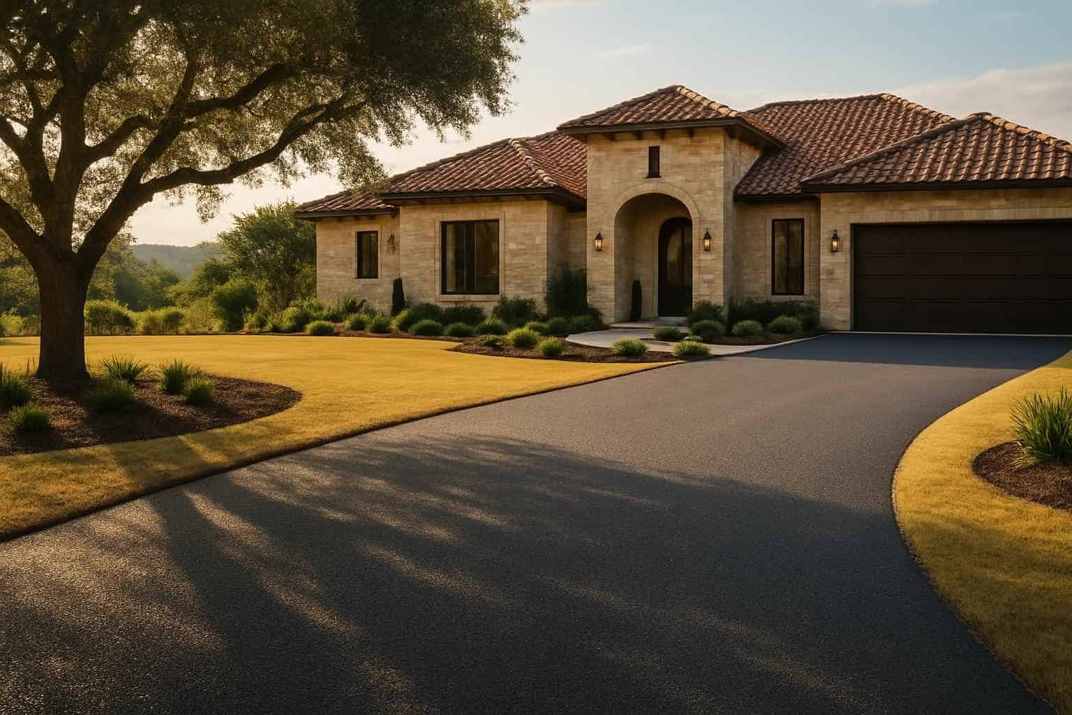 Two Course Chip Seal in Kerrville Texas