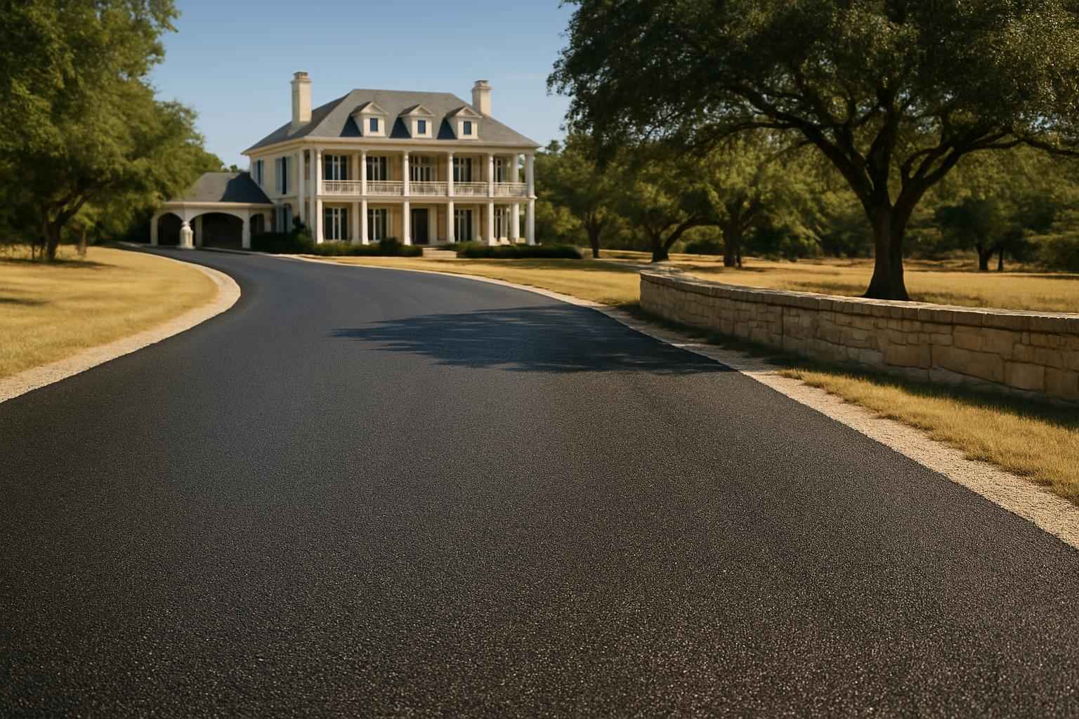 Two Course Chip Seal in Waring Texas