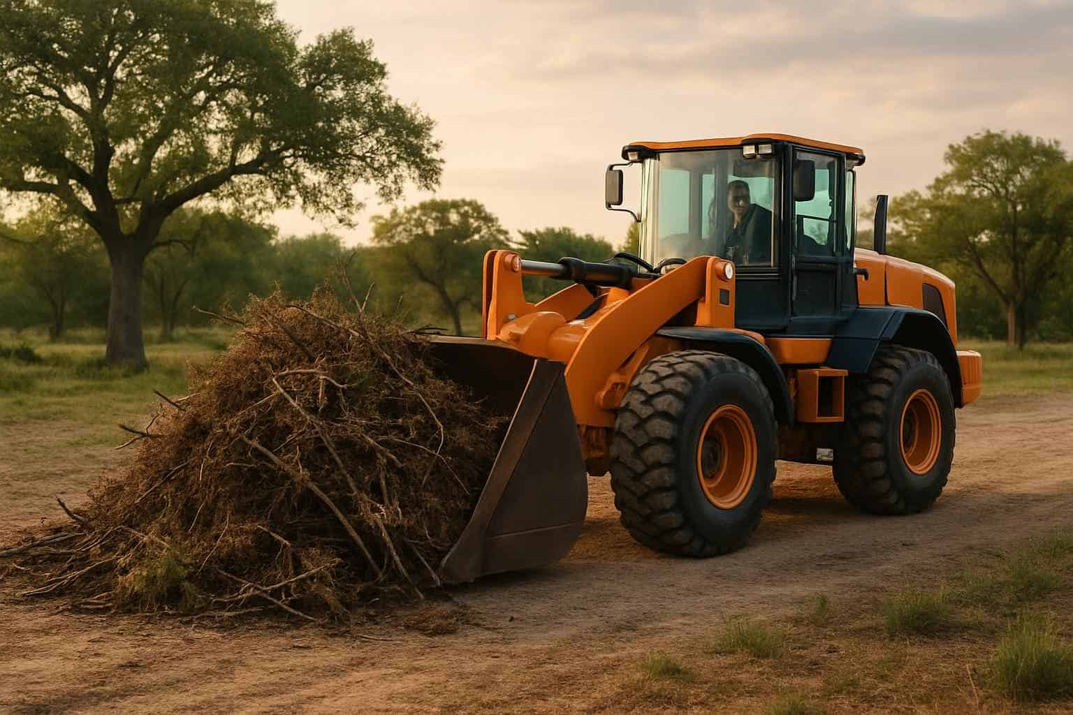 Underbrush Haul Off in Waring Texas