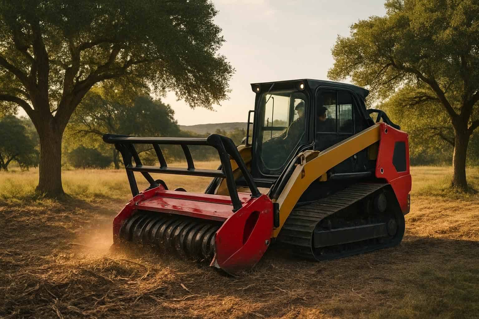 Underbrush Mulching in Comfort Texas