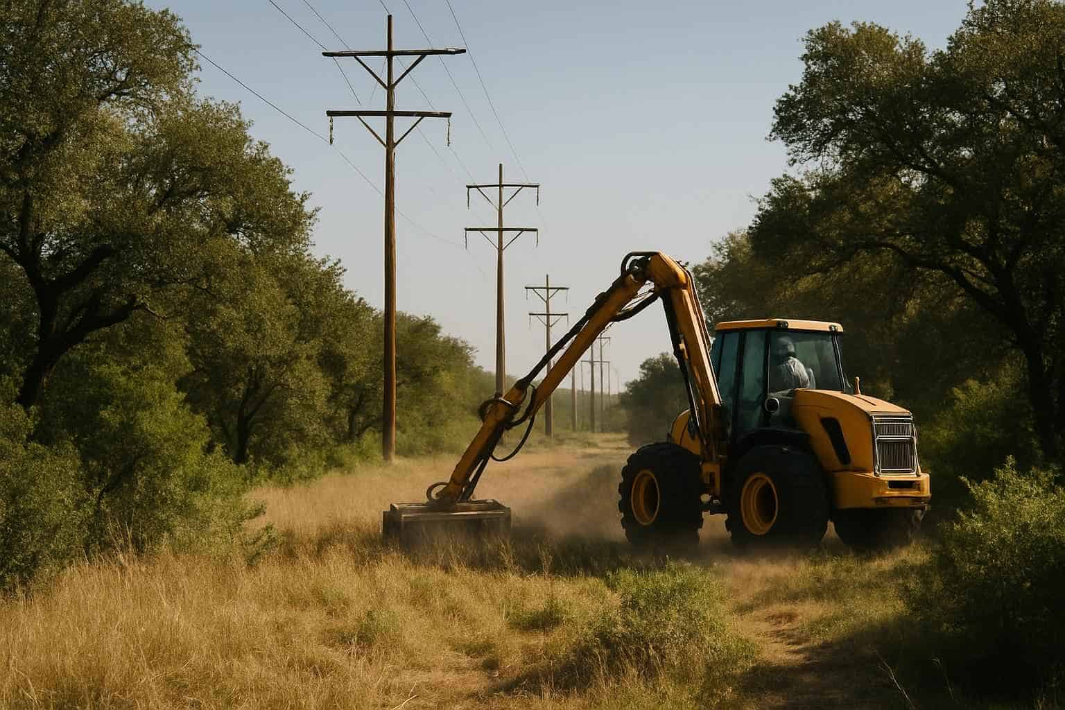 Vegetation Control ROW in Harper Texas