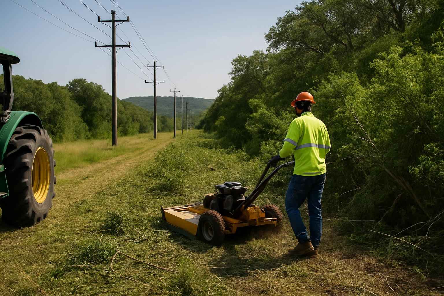 Vegetation Control ROW in Kerrville Texas