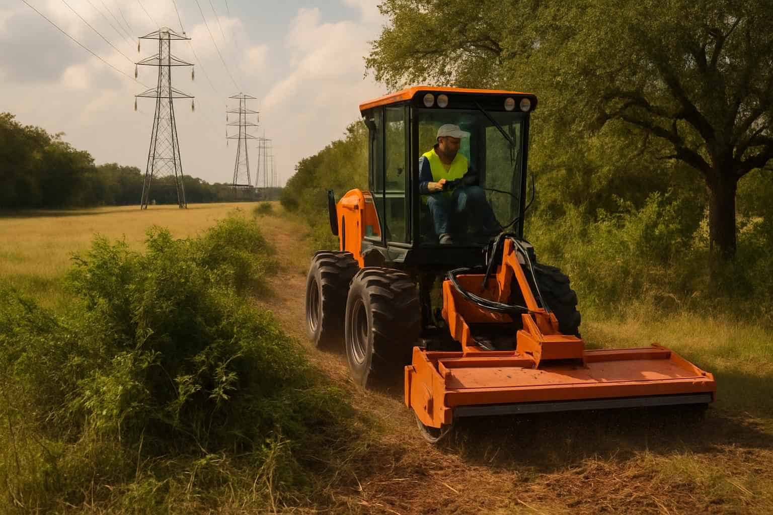 Vegetation Control ROW in Waring Texas