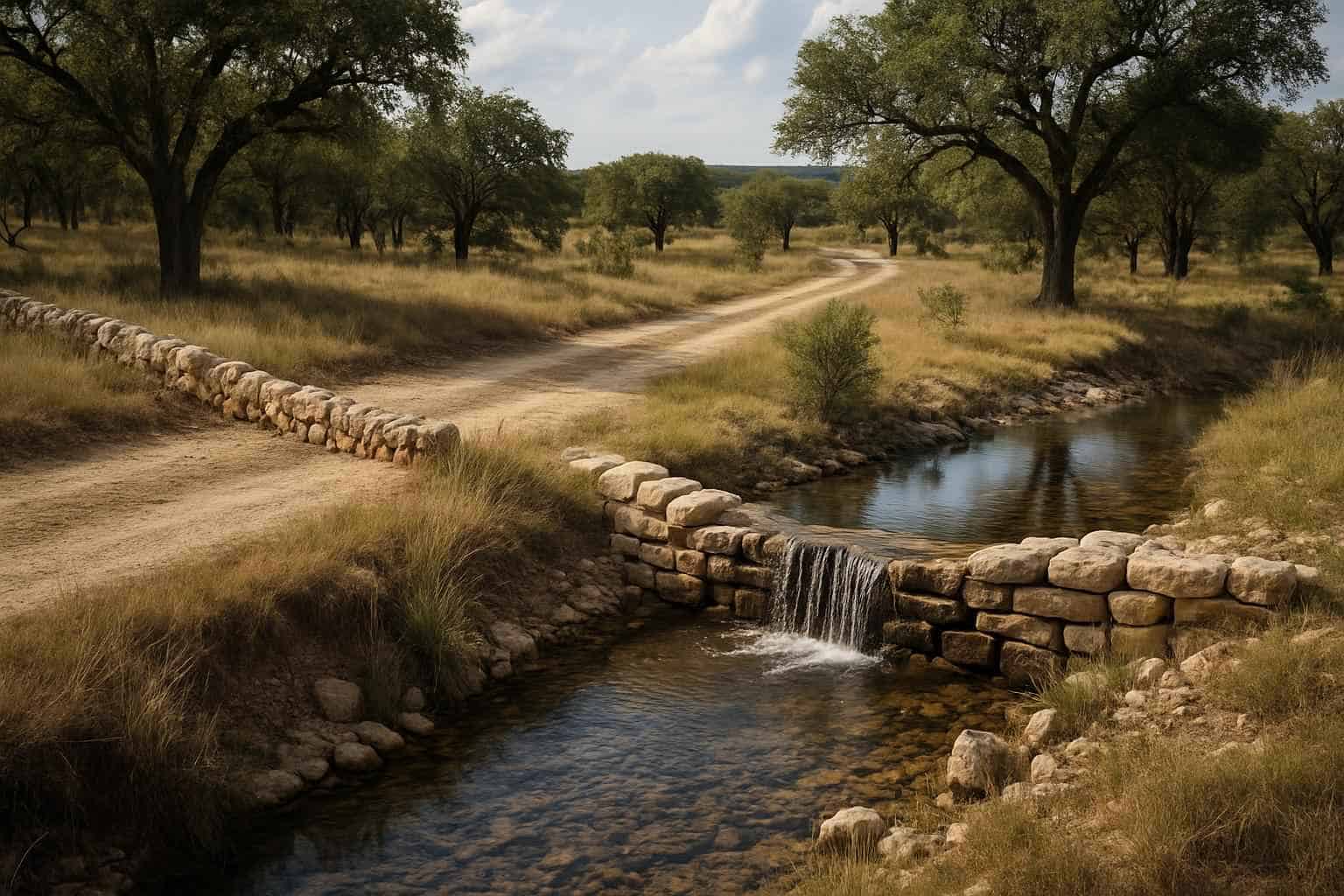 Water Bars and Check Dams in Harper Texas