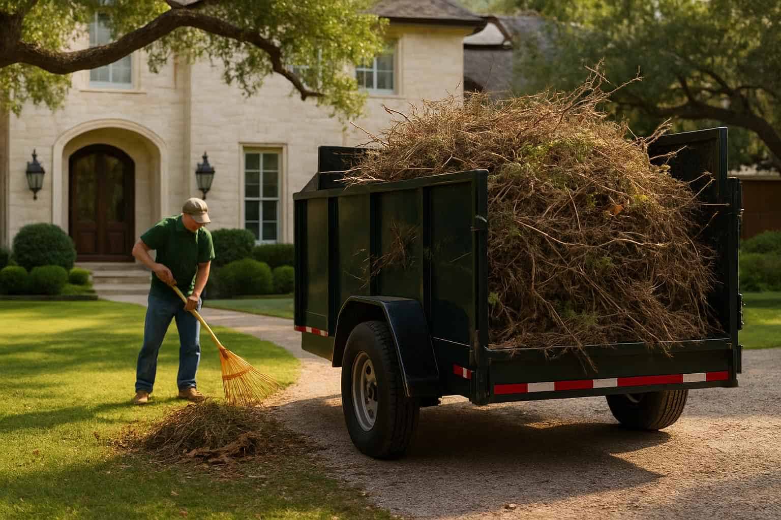 Yard Waste Removal in Comfort Texas