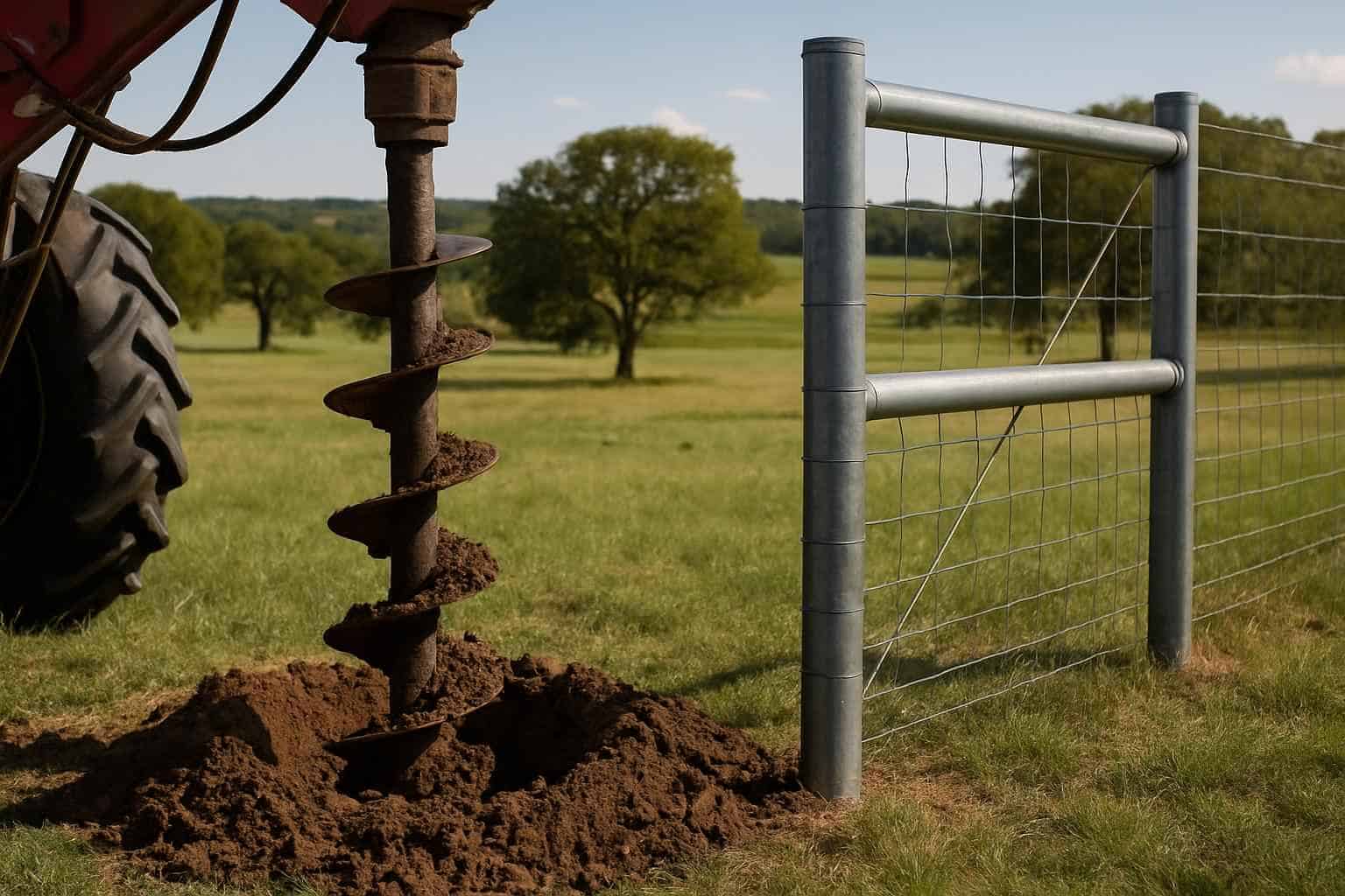 Auger Holes and H Braces in Kendalia Texas