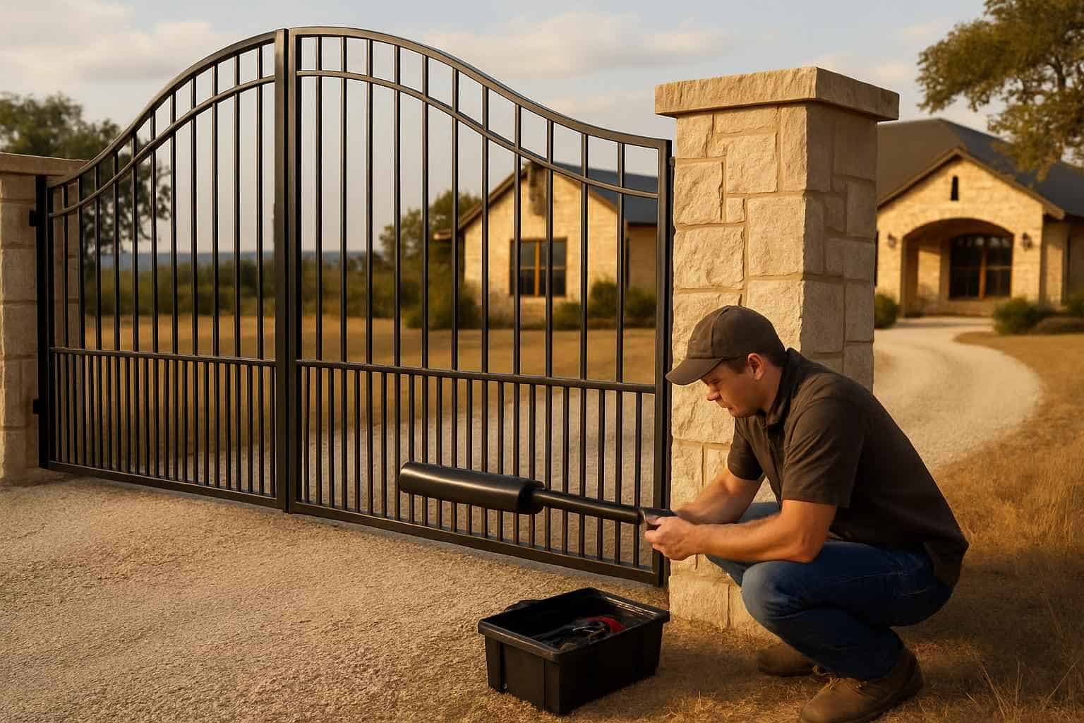 Automatic Gate Opener Prep in Mountain Home Texas