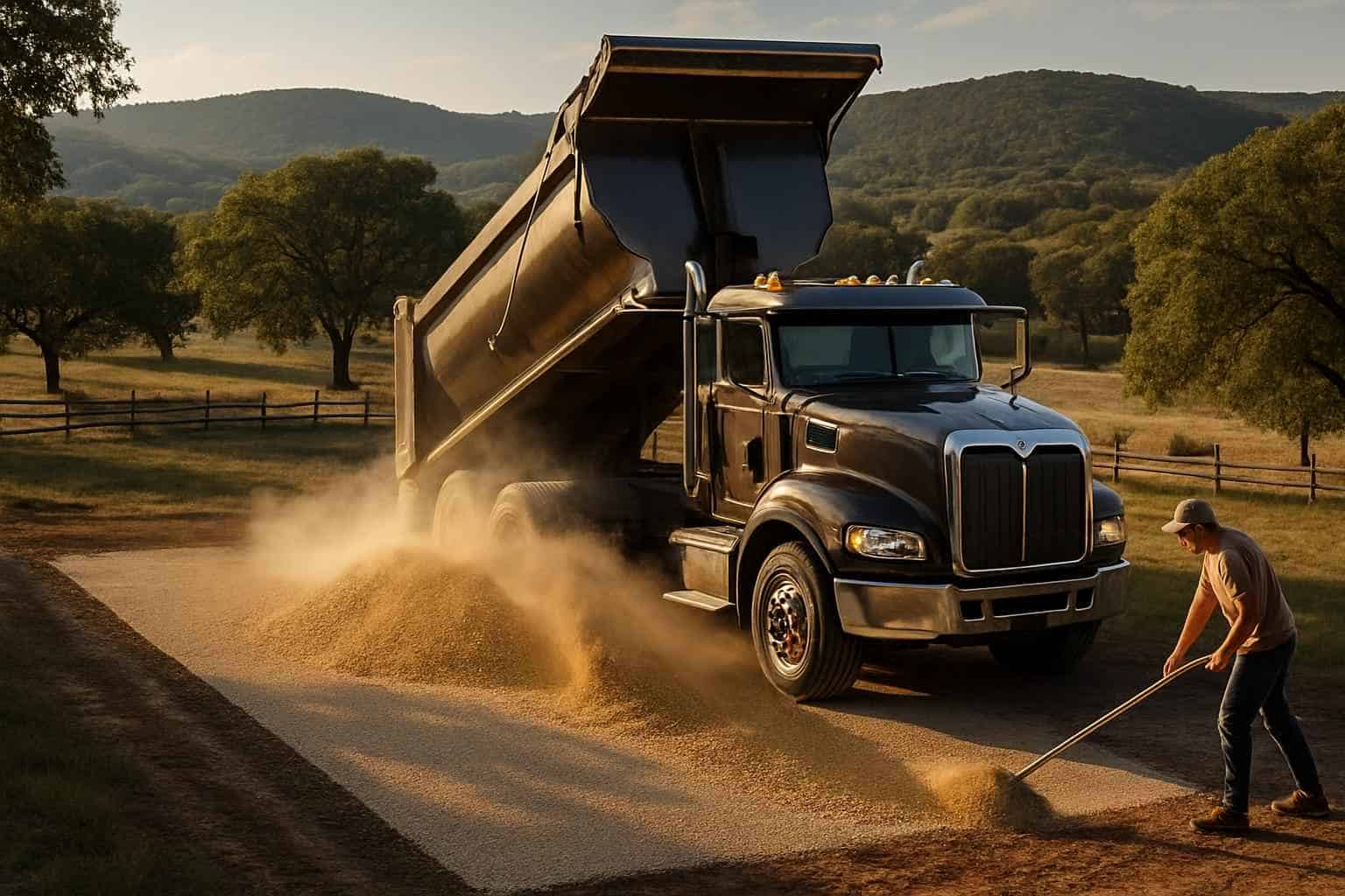 Base Delivery and Spread in Sisterdale Texas