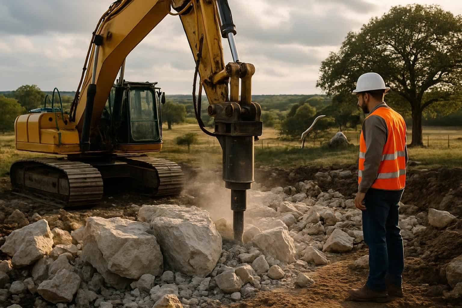 Bedrock Reduction in Center Point Texas