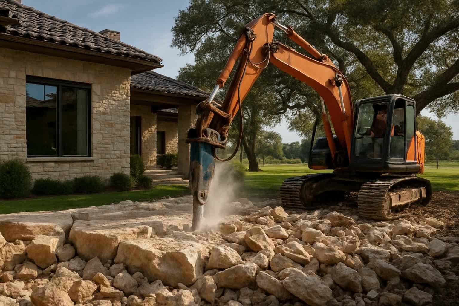 Bedrock Reduction in Mountain Home Texas