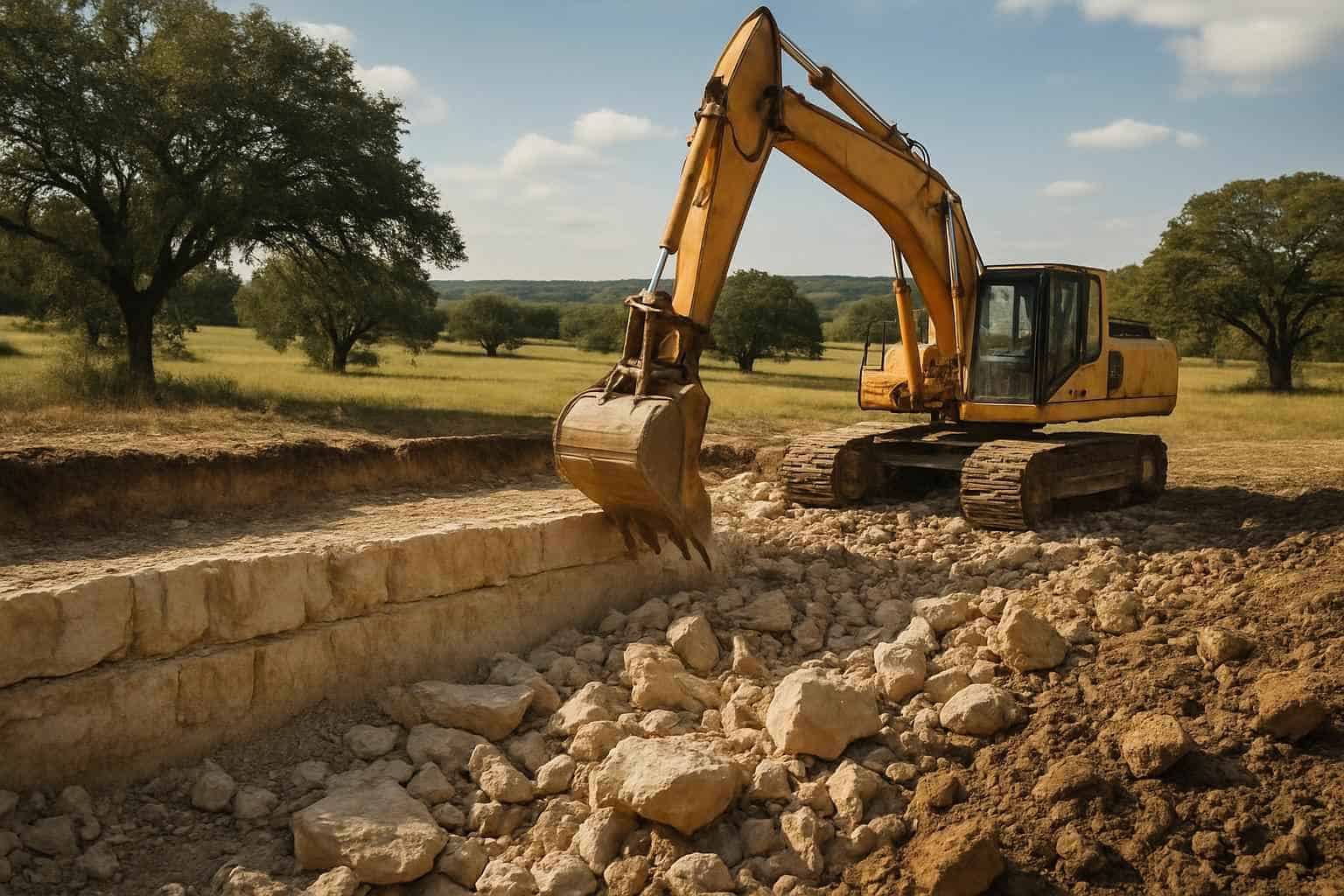 Bedrock Reduction in Sisterdale Texas
