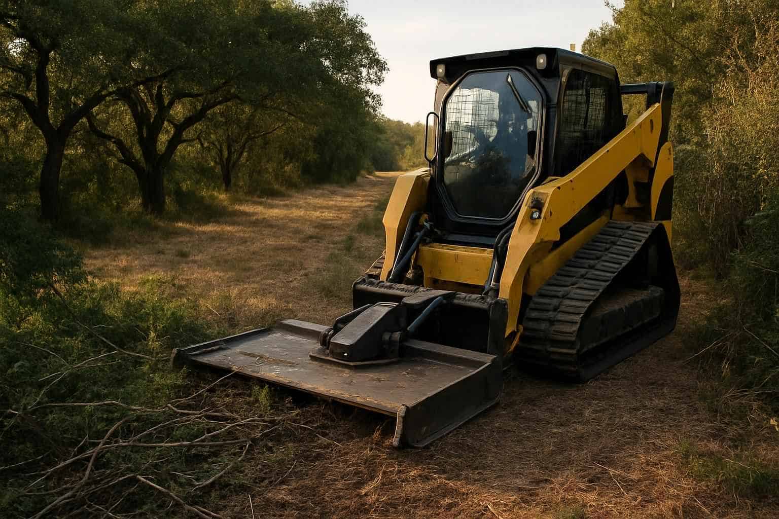 Boundary Line Clearing In Ingram Texas