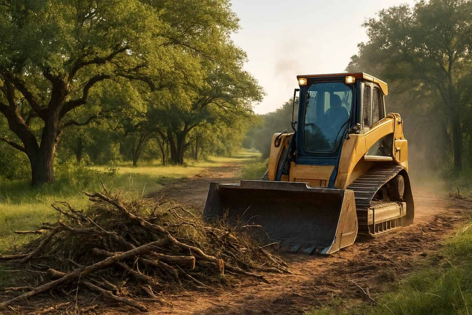 Boundary Line Clearing in Kendalia Texas