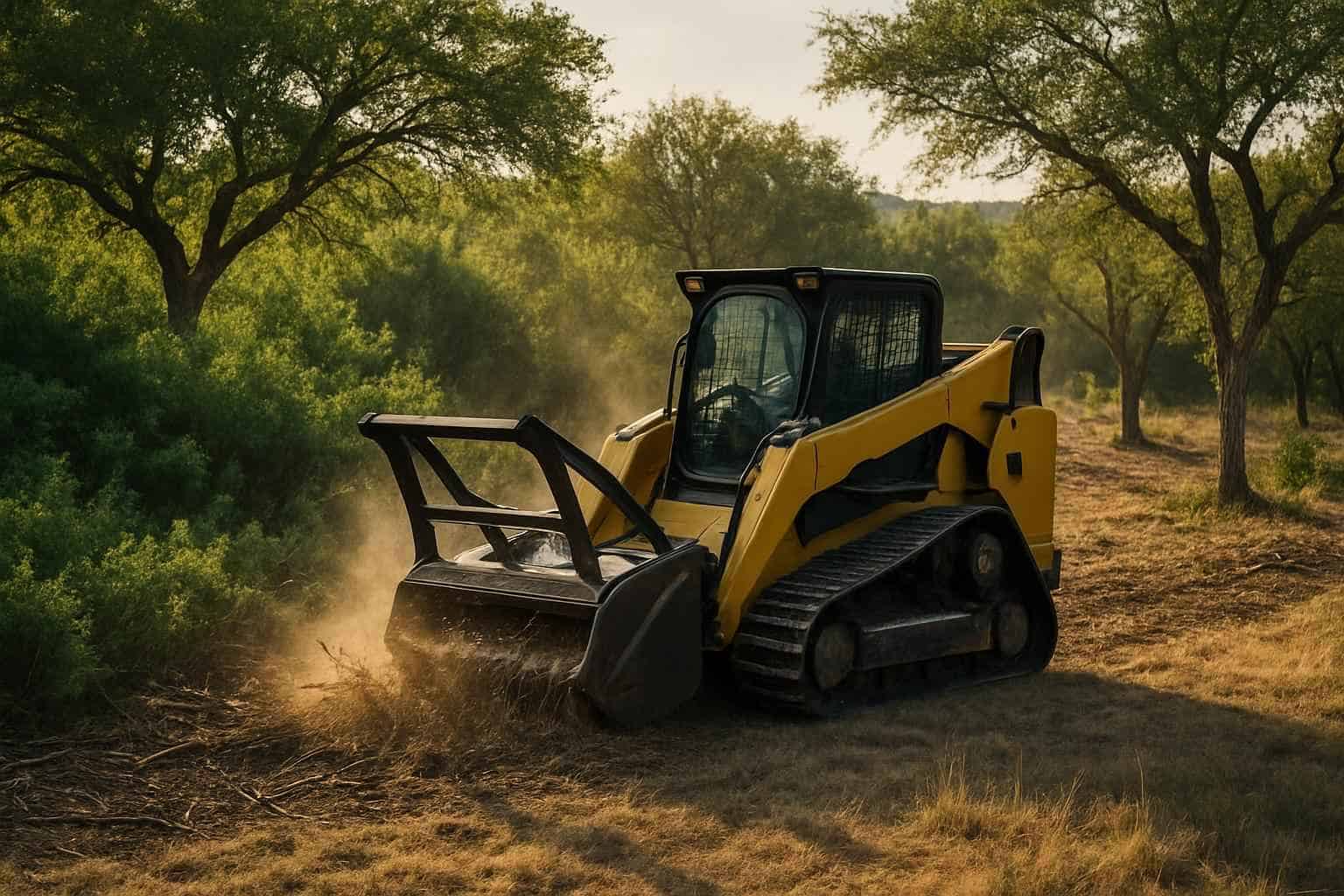 Brush and Tree Lot Clearing in Center Point Texas