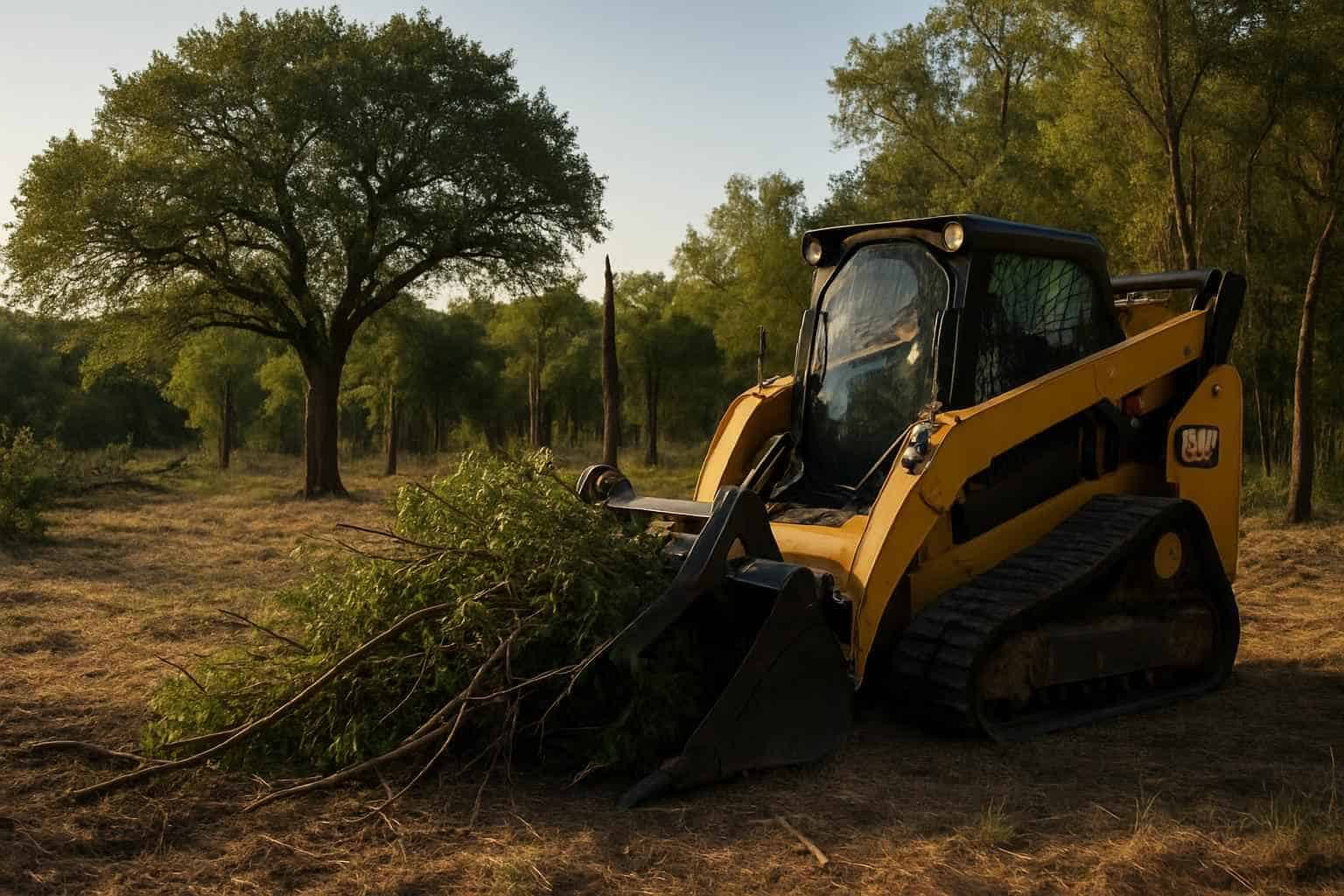 Brush and Tree Lot Clearing in Ingram Texas