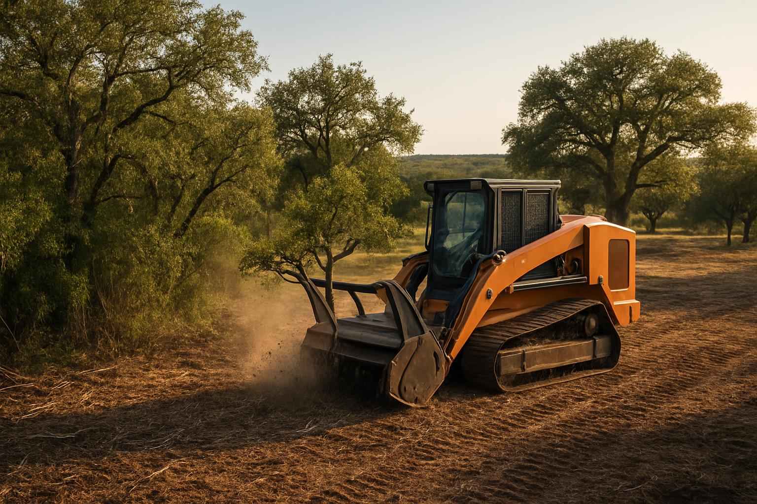 Brush and Tree Lot Clearing in Johnson City Texas