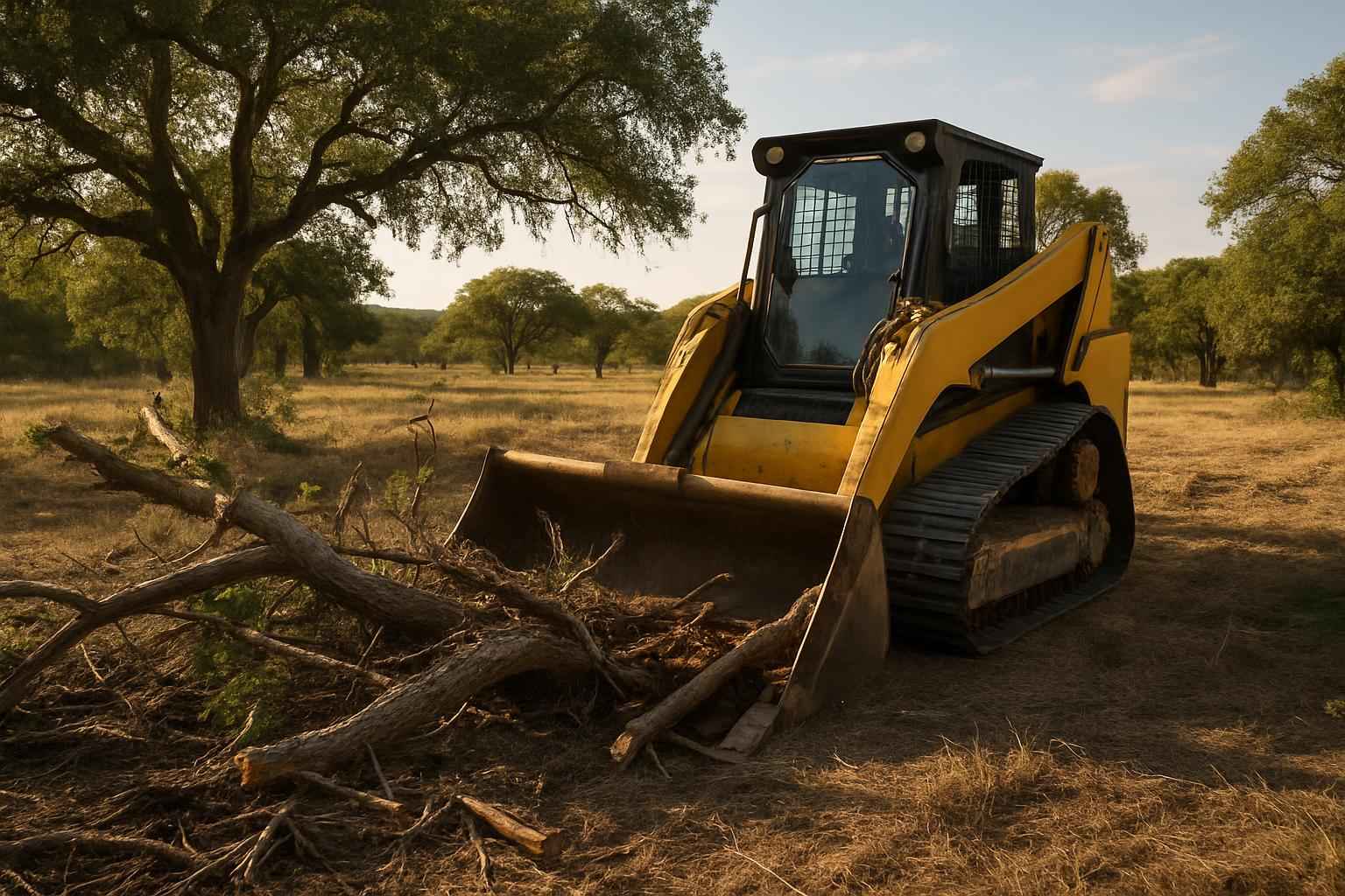 Brush and Tree Lot Clearing in Kendalia Texas