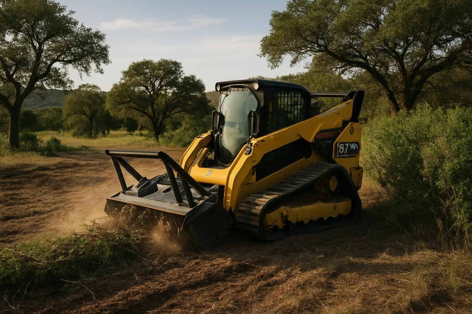 Brush Clearing for New Builds in Camp Verde Texas