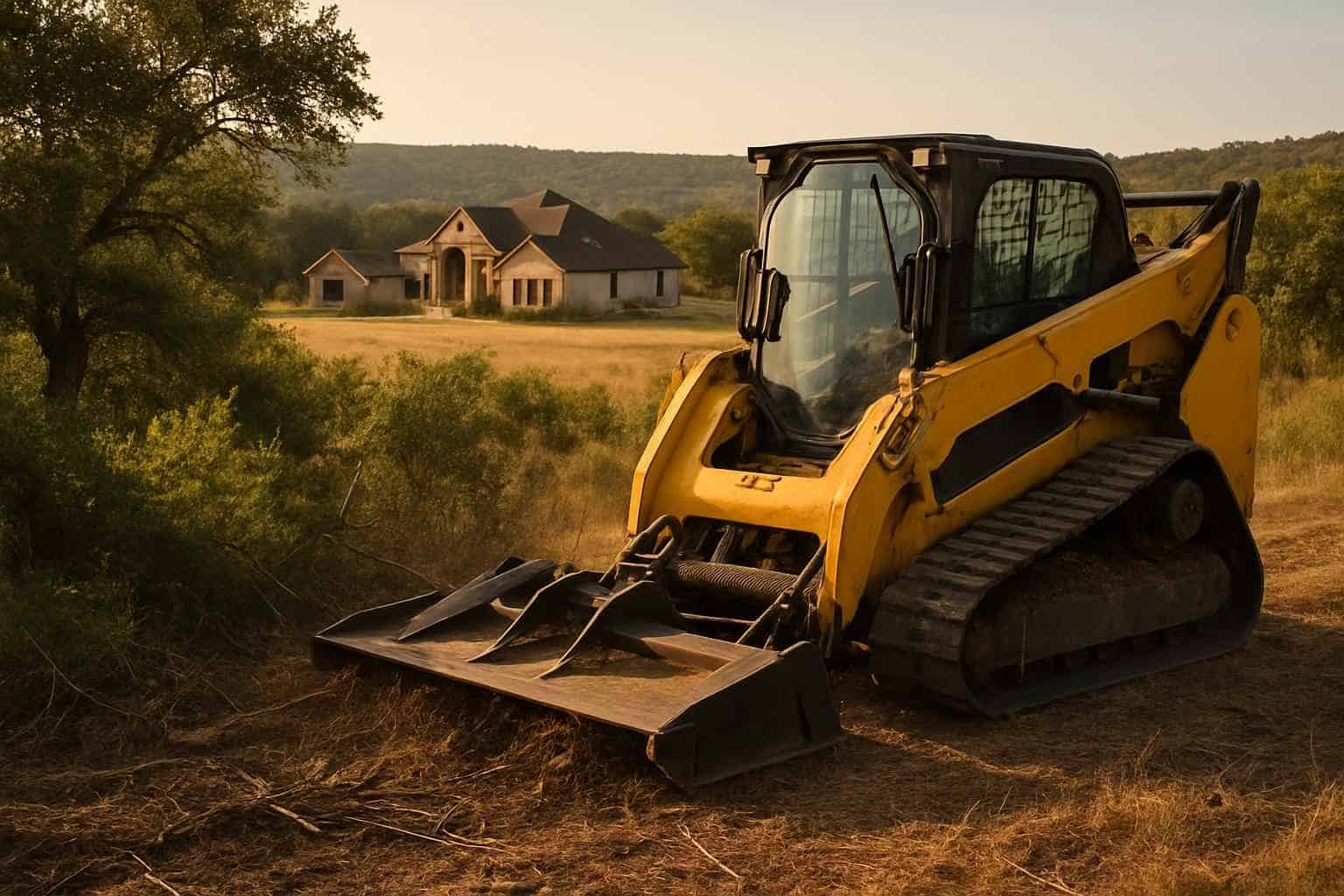 Brush Clearing for New Builds in Ingram Texas