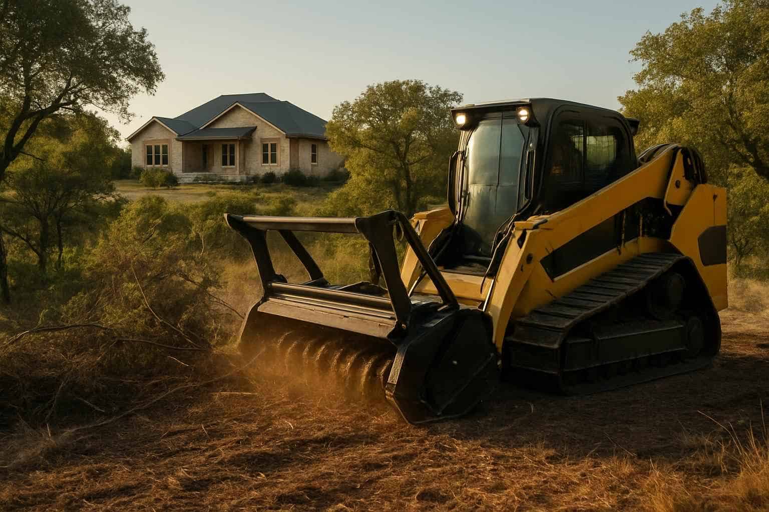 Brush Clearing for New Builds in Mountain Home Texas