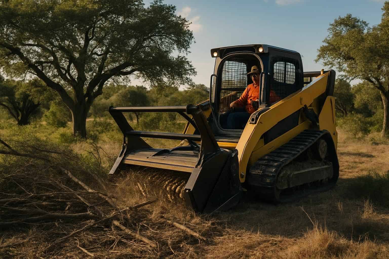 Brush Clearing in Blanco Texas