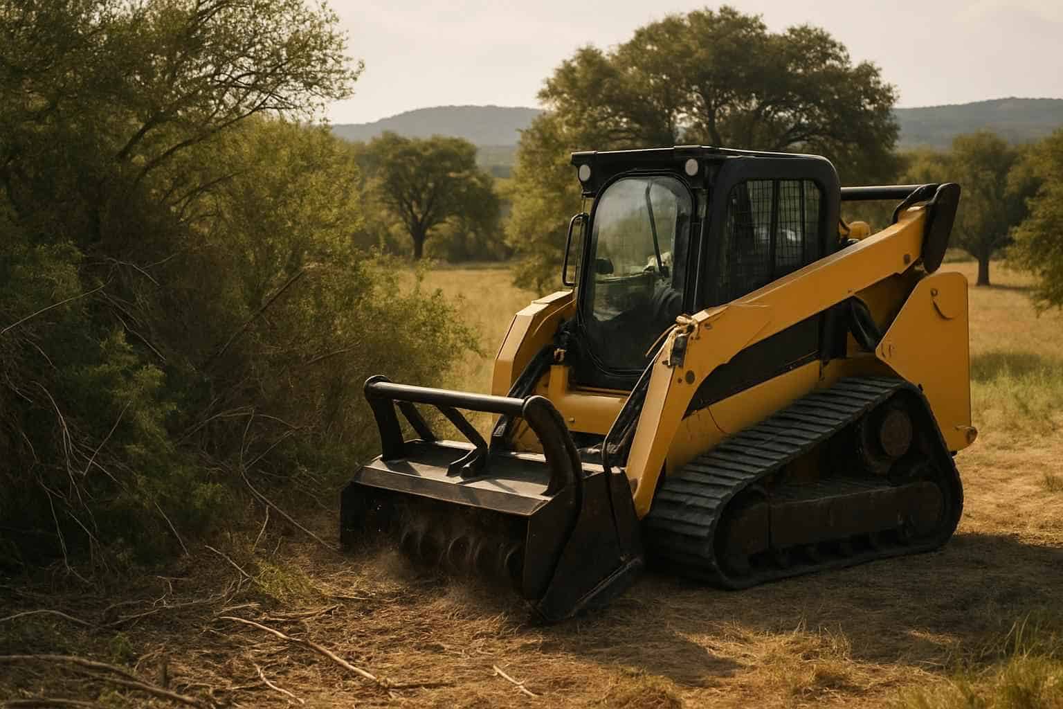 Brush Clearing in Ingram Texas