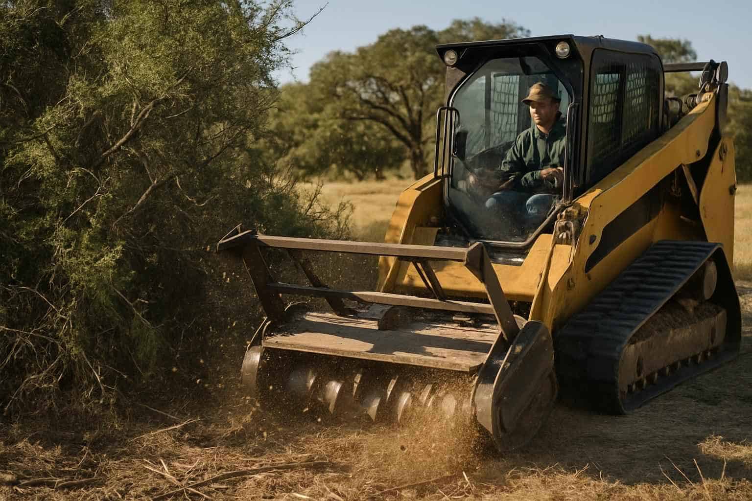 Brush Clearing in Kendalia Texas