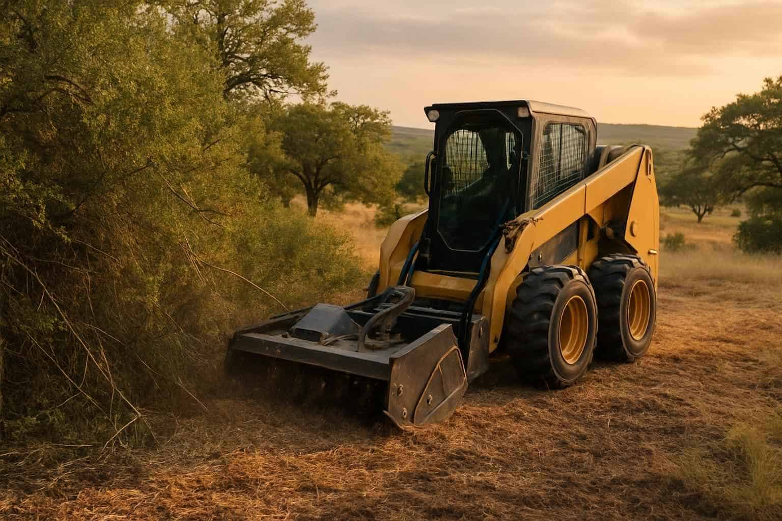 Brush Clearing in Mountain Home Texas