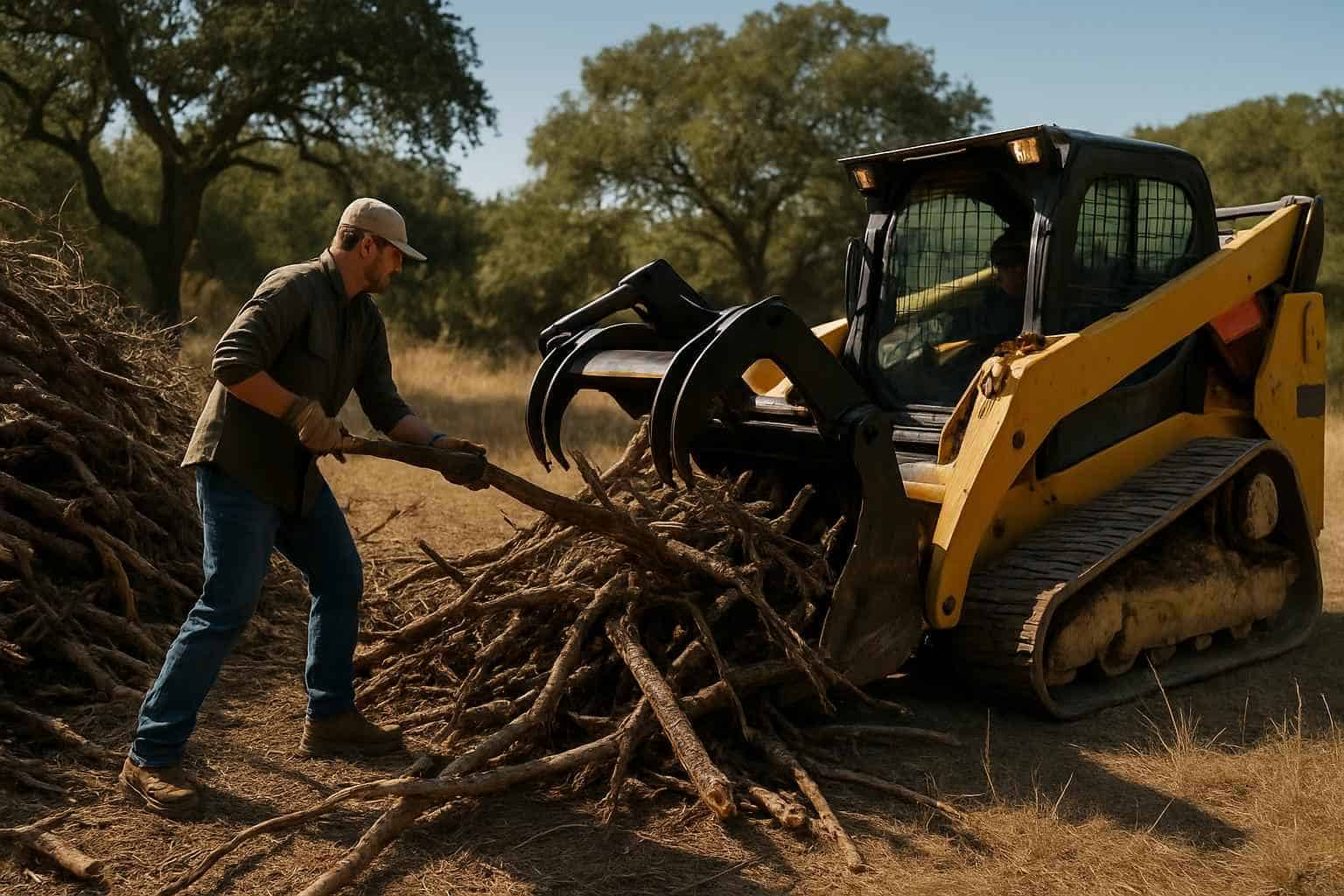 Brush Debris Removal in Blanco Texas
