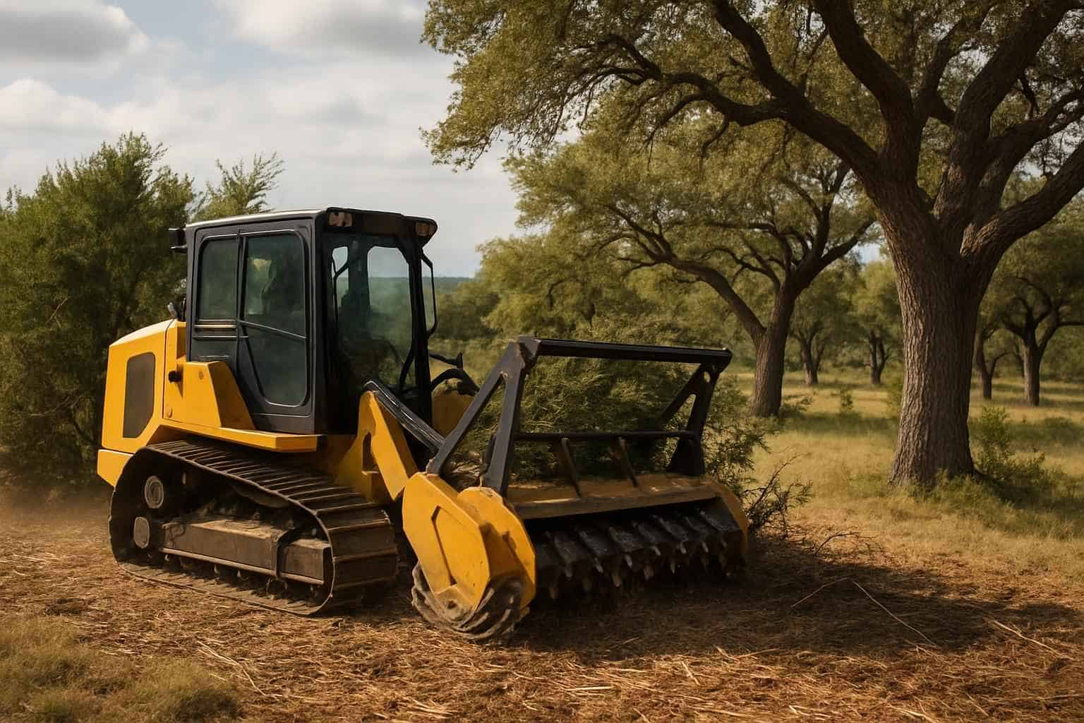 Brush Mulching in Blanco Texas