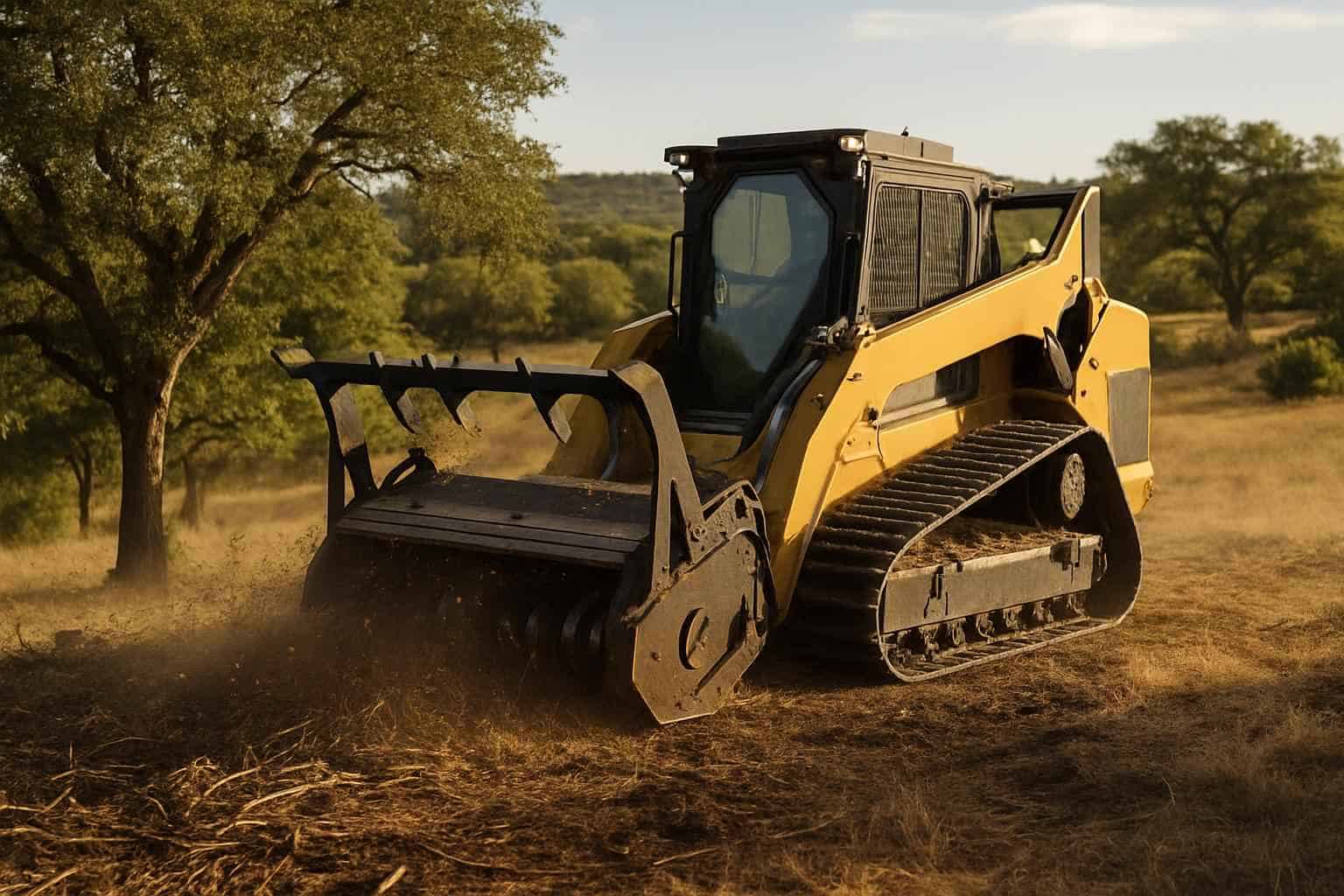 Brush Mulching in Ingram Texas