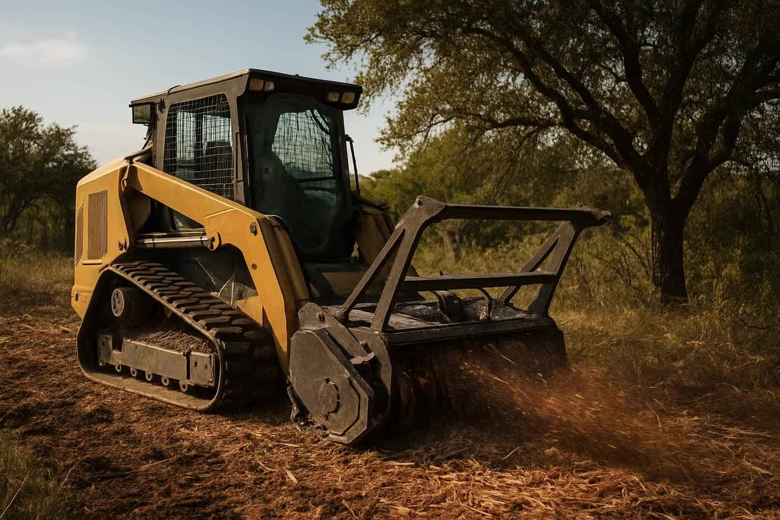 Brush Mulching in Johnson City Texas