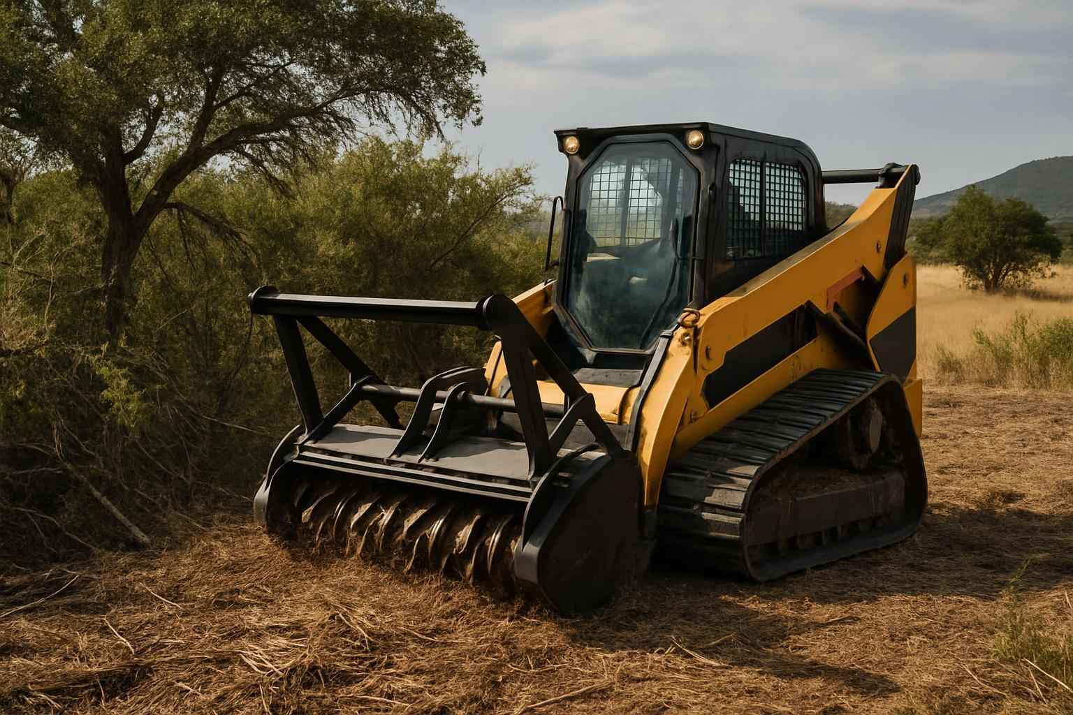 Brush Mulching in Mountain Home Texas