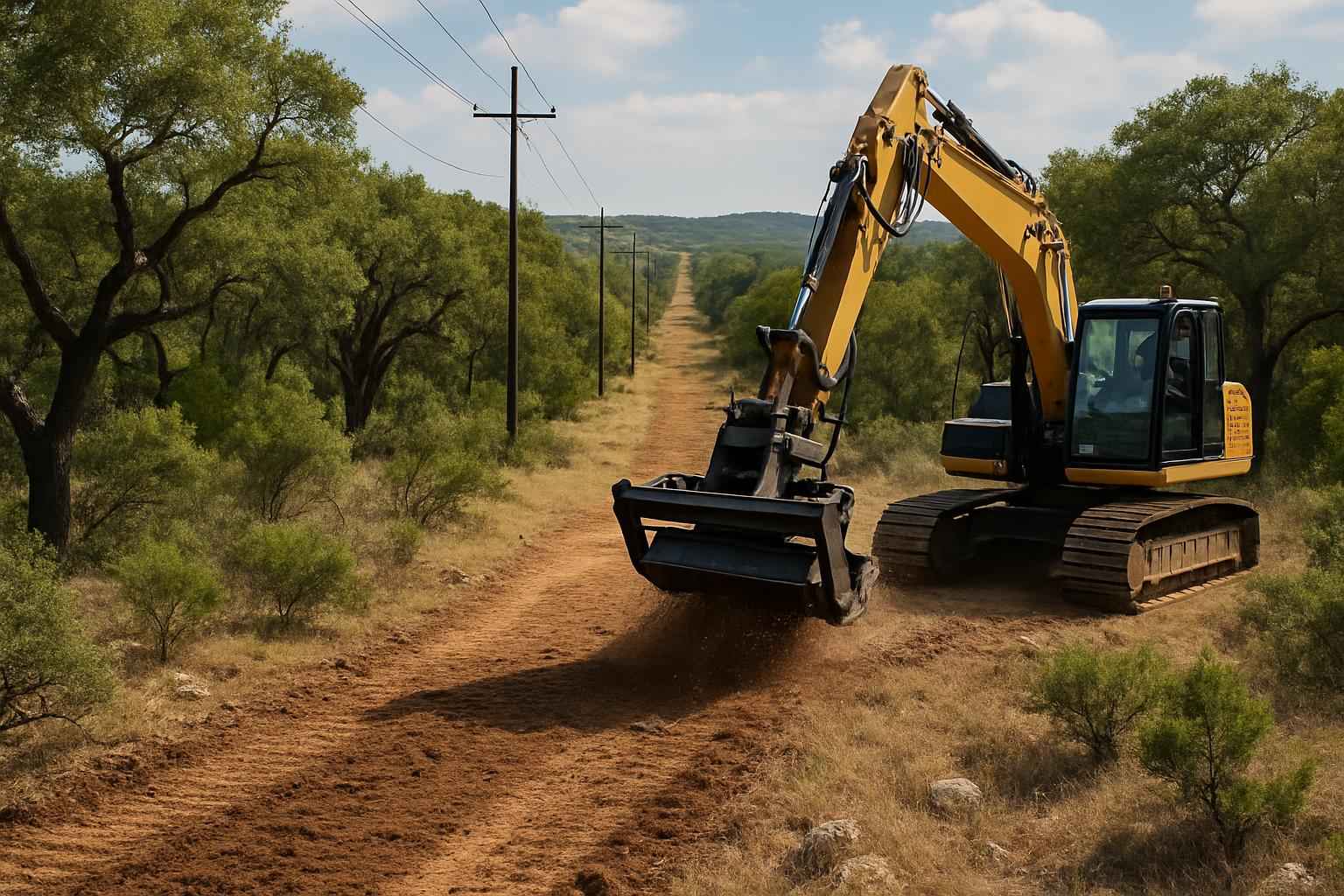 Brush ROW Clearing in Mountain Home Texas