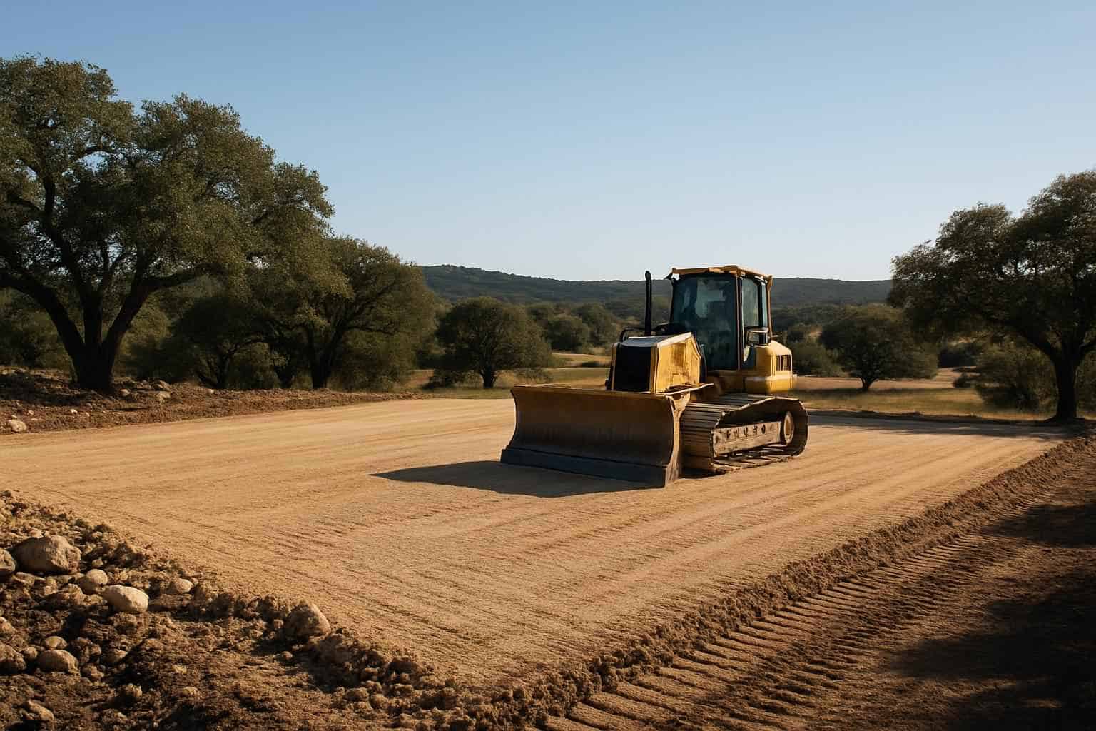 Building Pad Prep in Mountain Home Texas