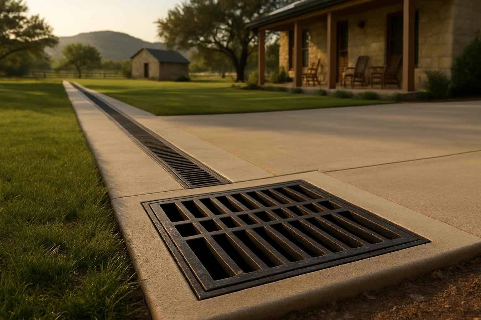 Catch Basins and Surface Drains in Camp Verde Texas