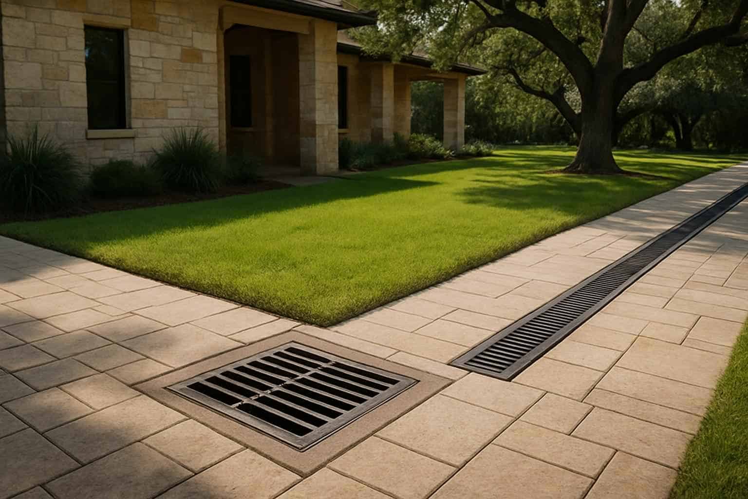 Catch Basins and Surface Drains in Johnson City Texas