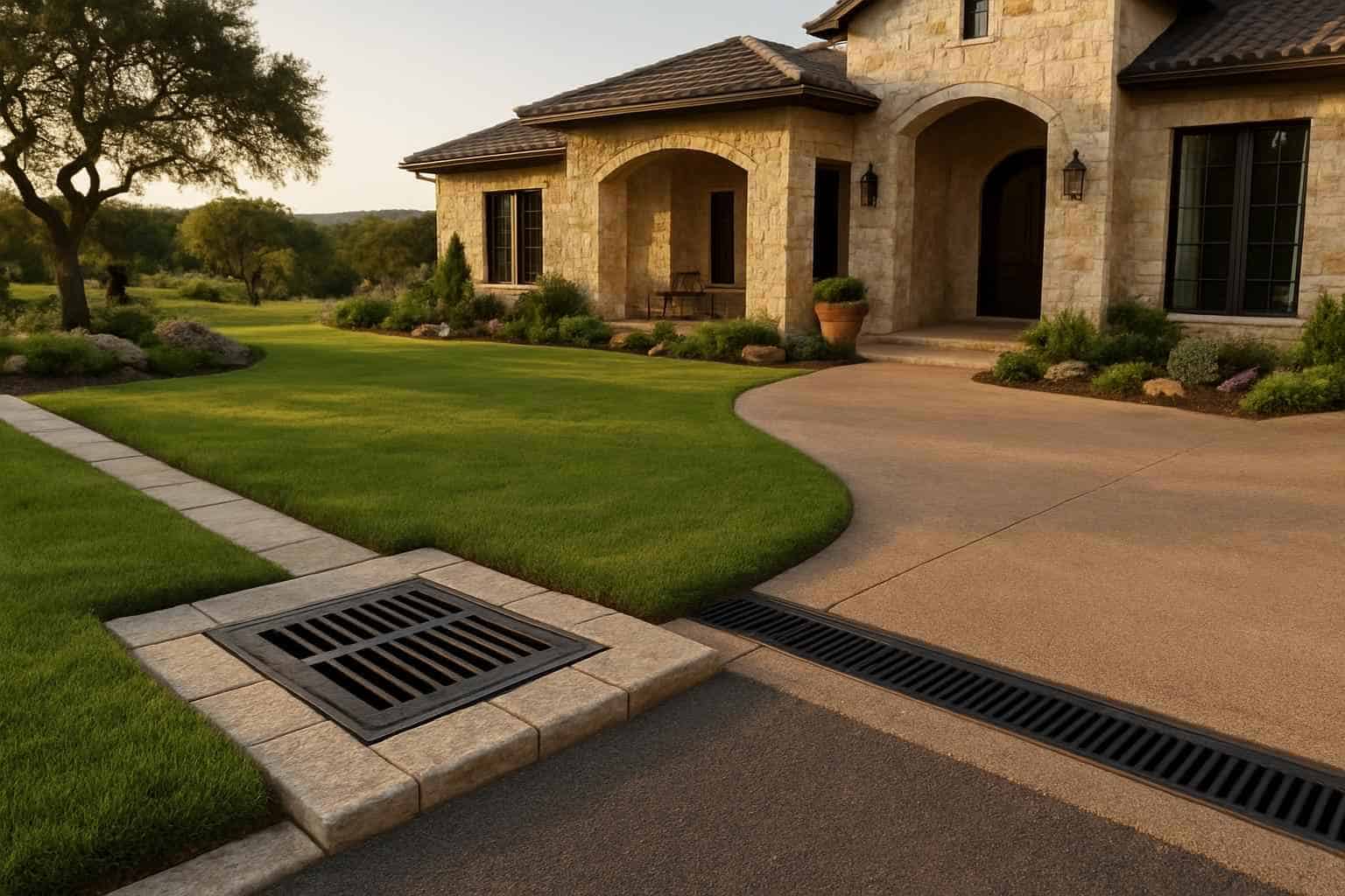 Catch Basins and Surface Drains in Mountain Home Texas